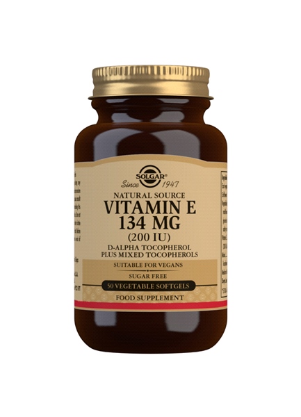 Solgar - Vitamin E 134mg (200iu) (50 Vegetarian Softgels)